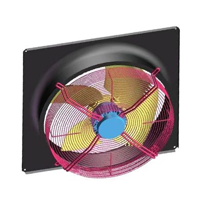 fase industrial 700mm do exaustor 380v 3 axiais para unidades de refrigeração ar do módulo