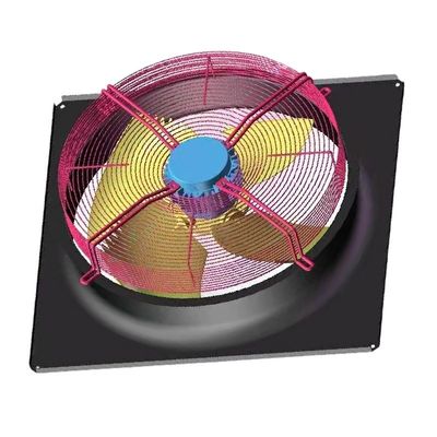 Ventilador de 3 fãs industrial 380V do fluxo axial da fase 850mm para unidades unitárias do canal