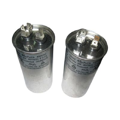 capacitor corrido oval à prova de explosões de capacitores de começo do motor de C.A. 20-80Uf único para o filtro da saída