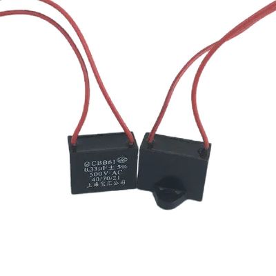 capacitor 250-400VAC à prova de explosões do motor 1-10Uf elétrico para o fã de teto