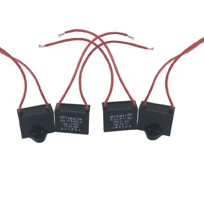 capacitor 250-400VAC à prova de explosões do motor 1-10Uf elétrico para o fã de teto