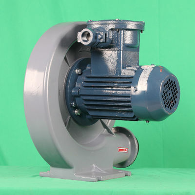 Ventilador de sopro centrífugo prateado / cinza 1000-3000RPM para penetração e fornecimento de ar de dutos